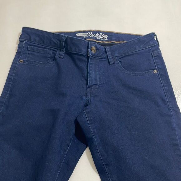 Old Navy Dark Wash Rock Star Jean - Picture 1 of 9